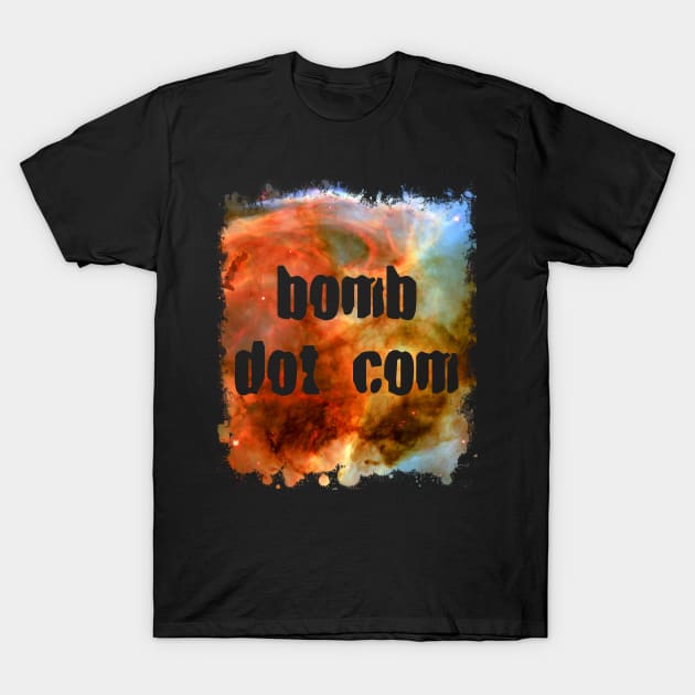 Bomb Dot Com Funny 80's T-Shirt by solsateez